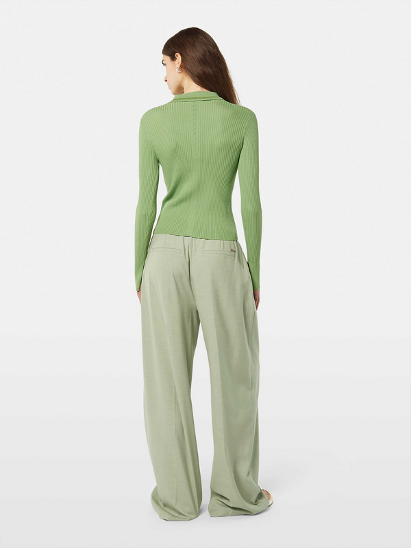 Scotch & Soda Rib Polo Cardigan