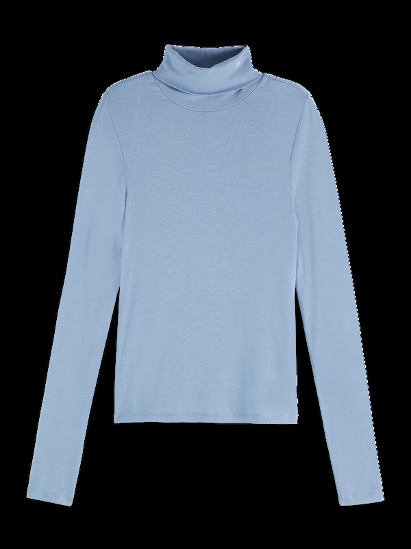 Scotch & Soda Roll Up Neck Top