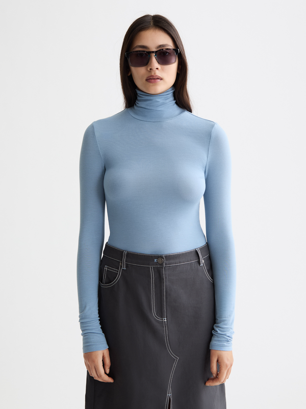 scotch & soda Roll up neck top