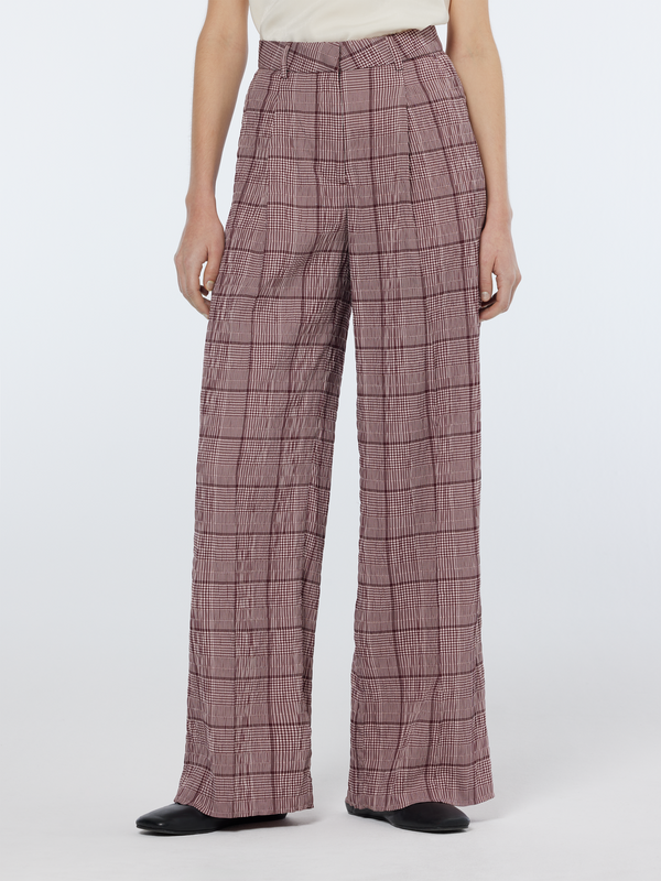 Scotch & Soda Rose Prince Of Wales Seersucker Pant