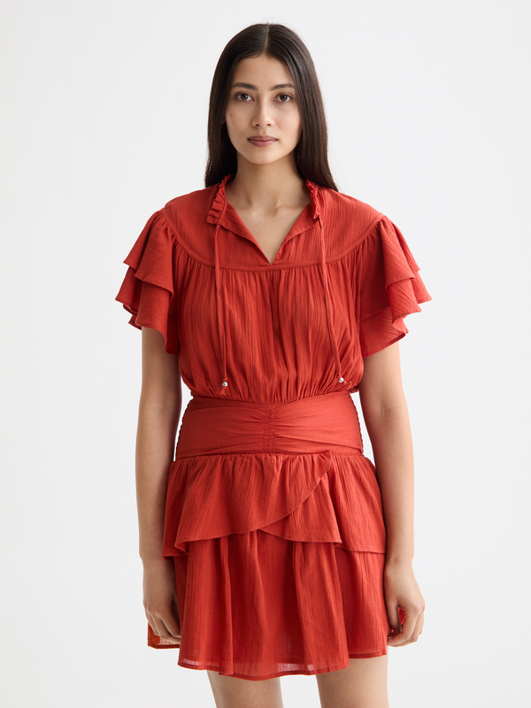 Scotch & Soda Ruffled Mini Dress