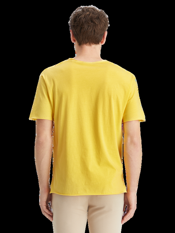 Scotch & Soda Ruimvallend T-shirt Met Ruwe Rand
