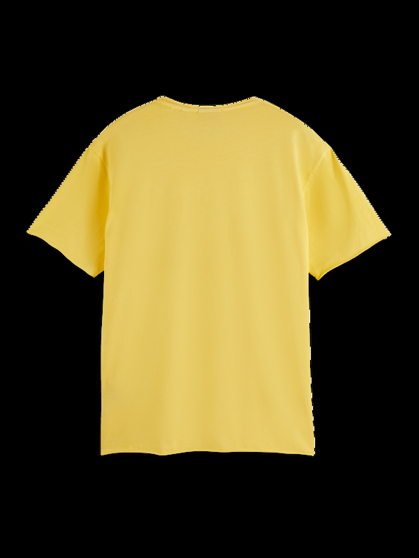 Scotch & Soda Ruimvallend T-shirt Met Ruwe Rand