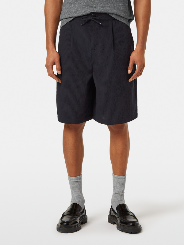 Scotch & Soda Seersucker Bermuda Shorts