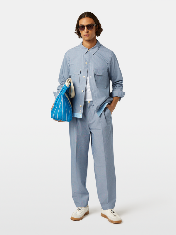 Scotch & Soda Seersucker Overshirt