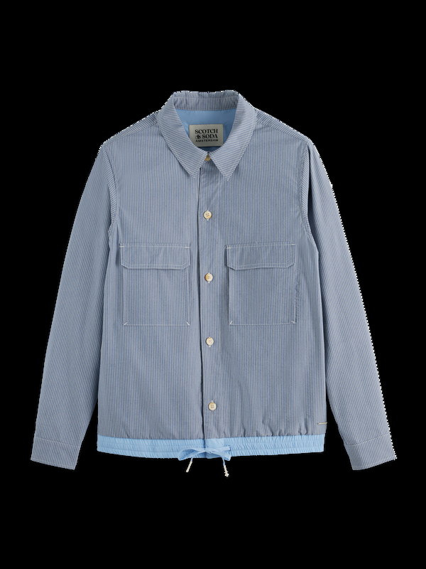 Scotch & Soda Seersucker Overshirt