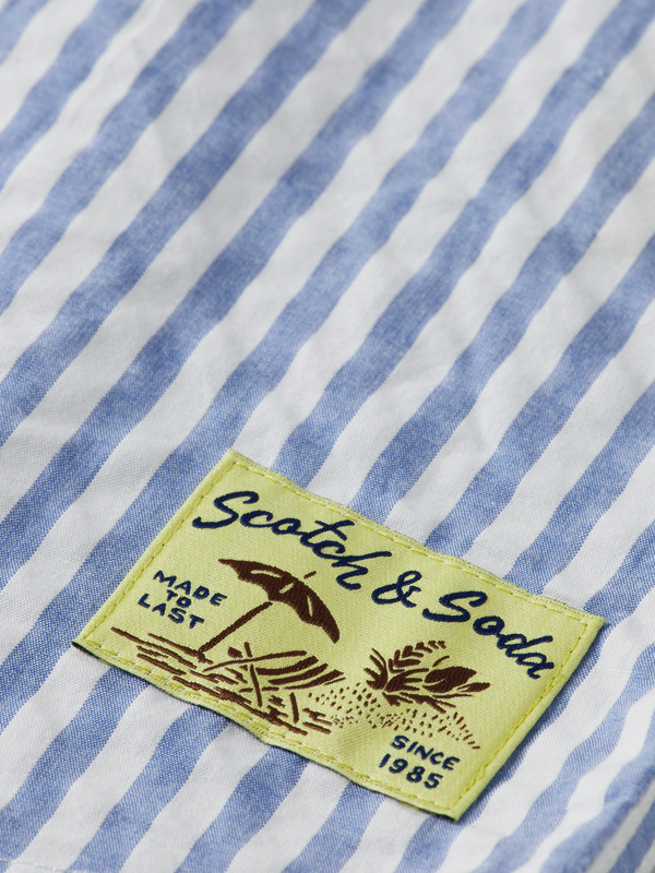 Scotch & Soda Seersucker Striped Shirt