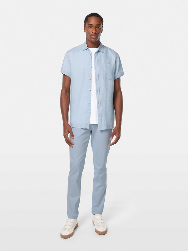 Scotch & Soda Short-Sleeve Linen Shirt