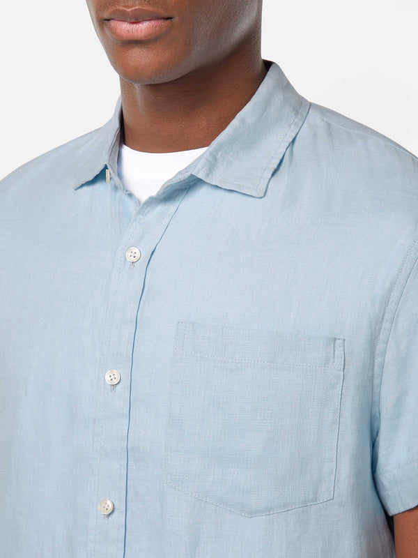 Scotch & Soda Short-Sleeve Linen Shirt