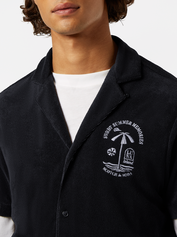 Scotch & Soda Short-sleeved Towelling Shirt