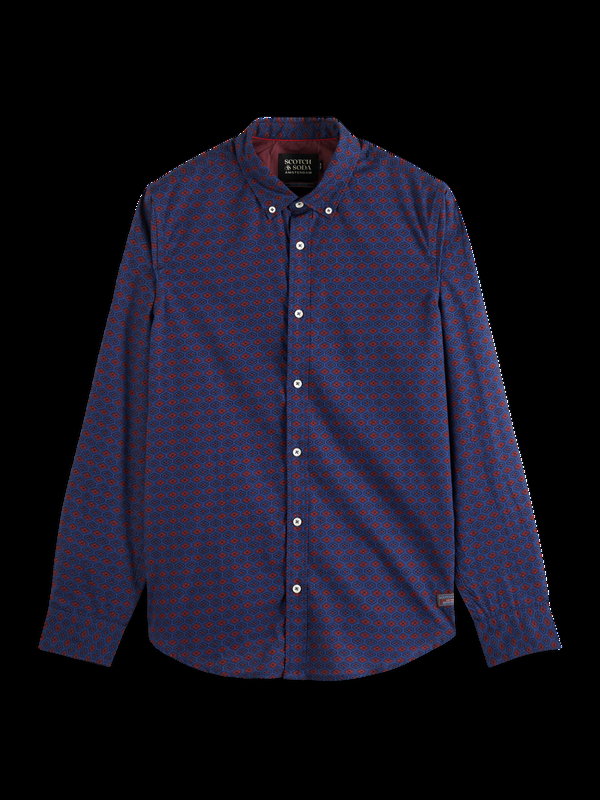 Scotch & Soda Slim-fit Ditsy Aop-shirt