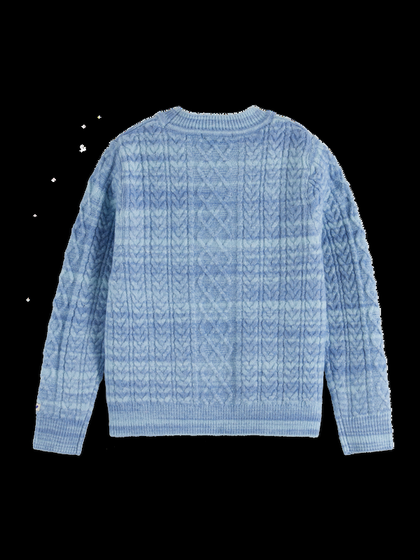 Scotch & Soda SPACE DYED CABLE KNIT