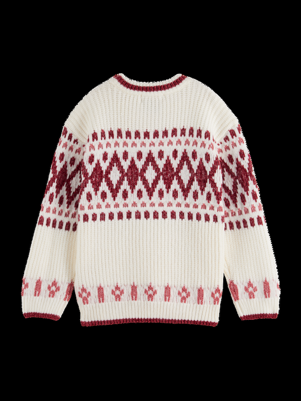 Scotch & Soda SPARKLY FAIR ISLE PULLOVER