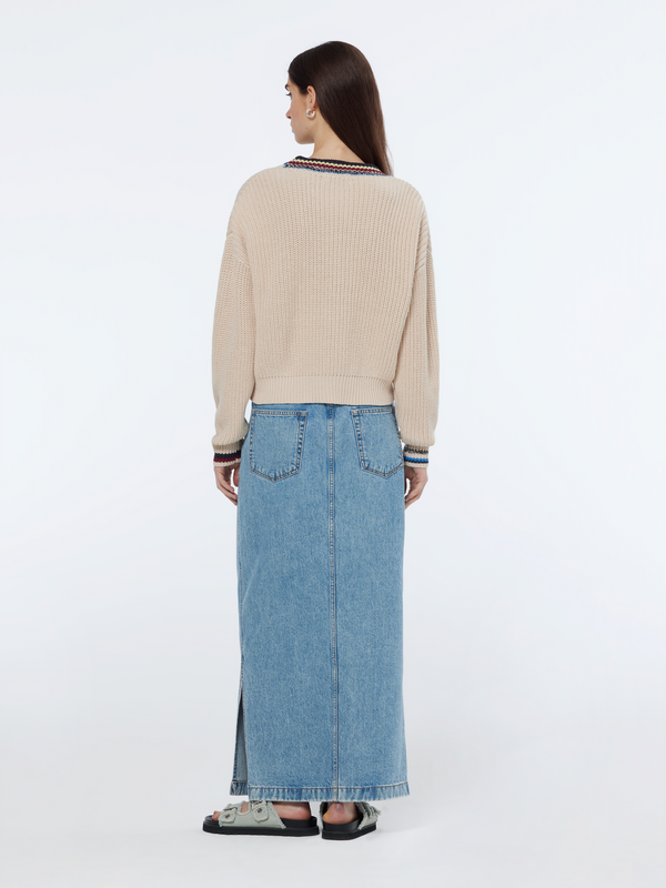 Scotch & Soda Stripe Trim Cardigan