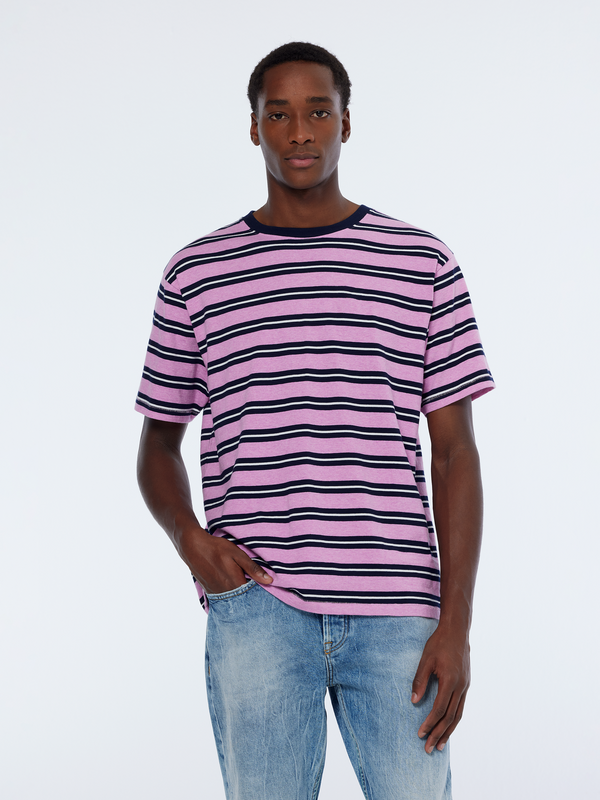 scotch & soda Stripe yarn-dyed t-shirt