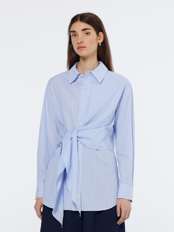 scotch & soda Striped Knotted Shirt