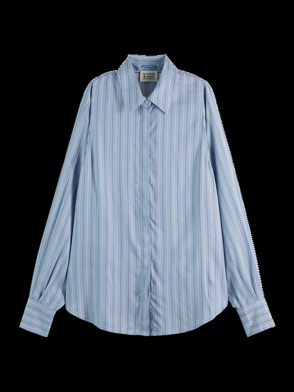 Scotch & Soda STRIPED LIGHTWEIGHT SHIRT
