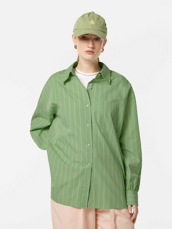 scotch & soda Striped Oversized Shirt