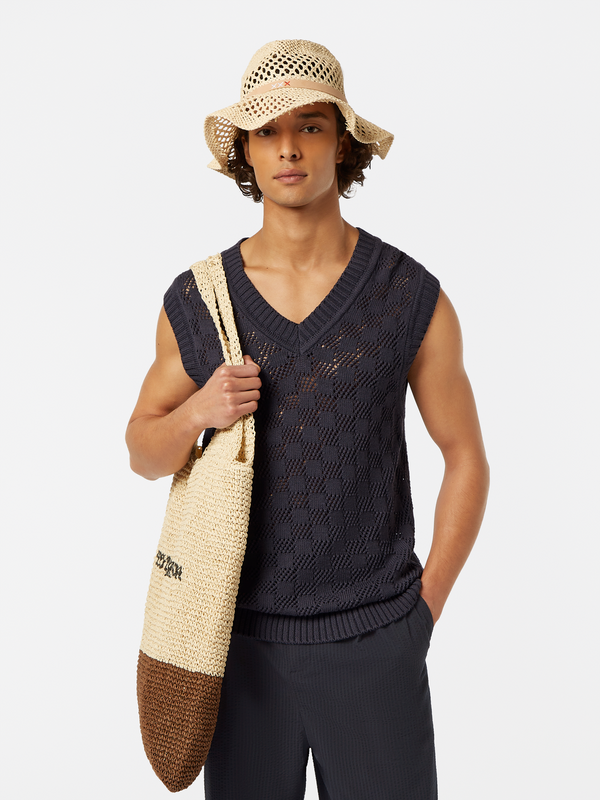 scotch & soda Structured v-neck vest
