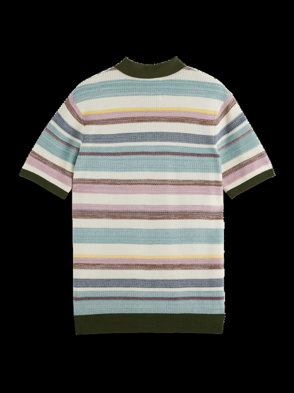 Scotch & Soda Structuur Gebreide Polo