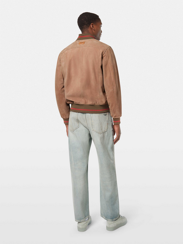 Scotch & Soda Suede Bomber Jacket