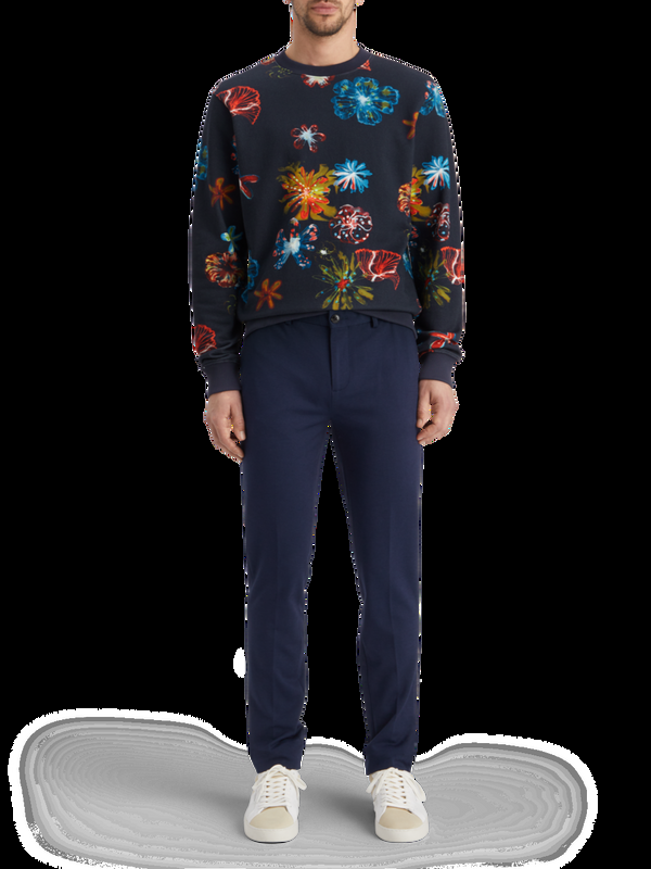 scotch & soda Sweatshirt met all-over digitale print