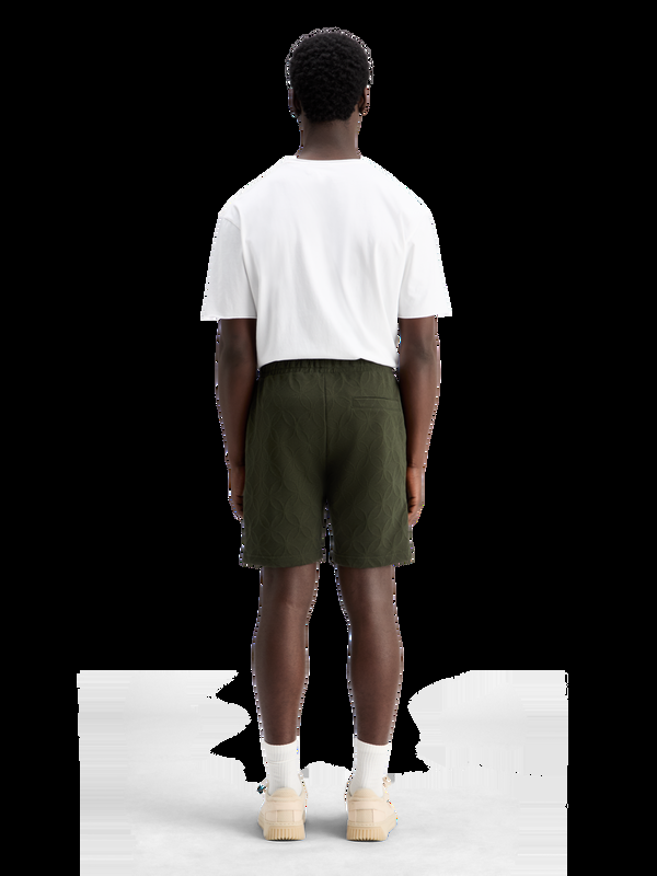 Scotch & Soda Sweatshort Van Jacquardbadstof