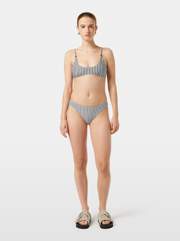 scotch & soda Textured stripe bikini bottom