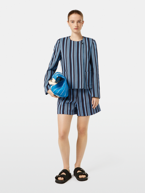 Scotch & Soda Textured Striped Blazer