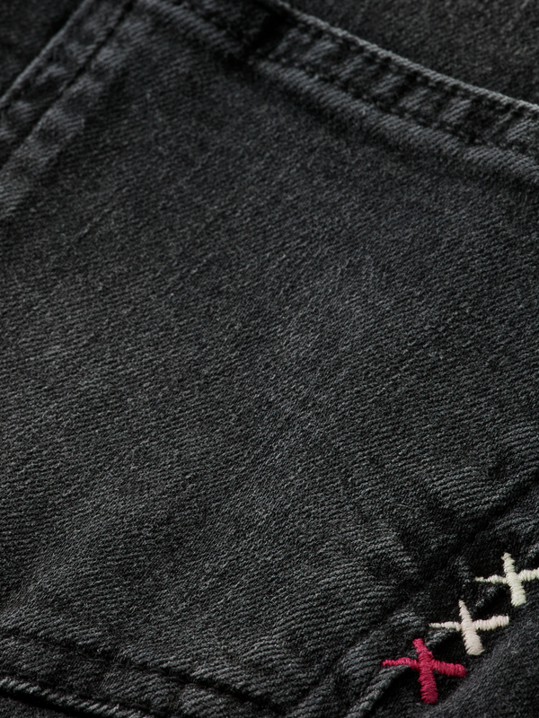 Scotch & Soda THE WAVE WIDE LEG JEANS - BLACK NIGHT