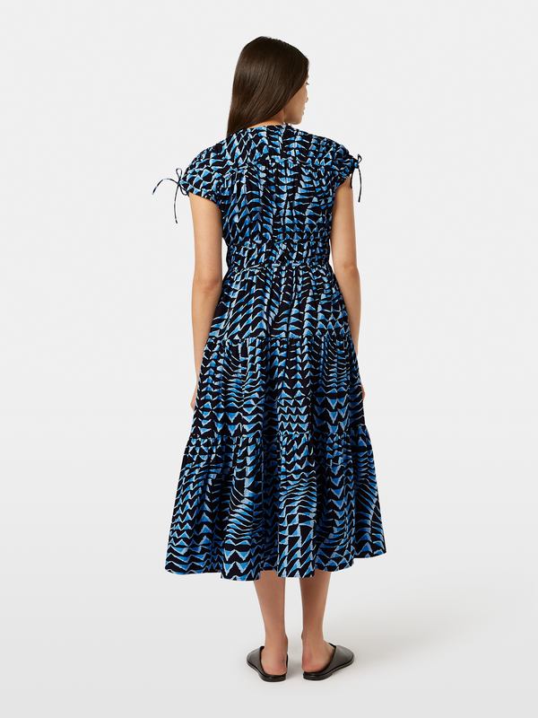 Scotch & Soda Tiered Poplin Midi Dress