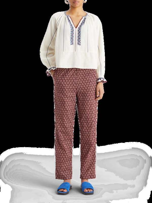 scotch & soda Top met borduurdetails