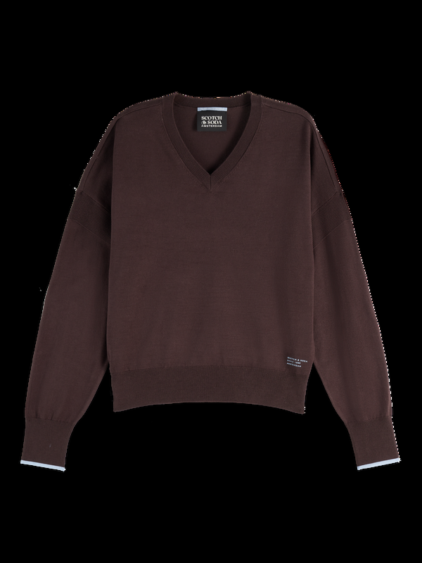 Scotch & Soda V-neck Relaxed Pullover