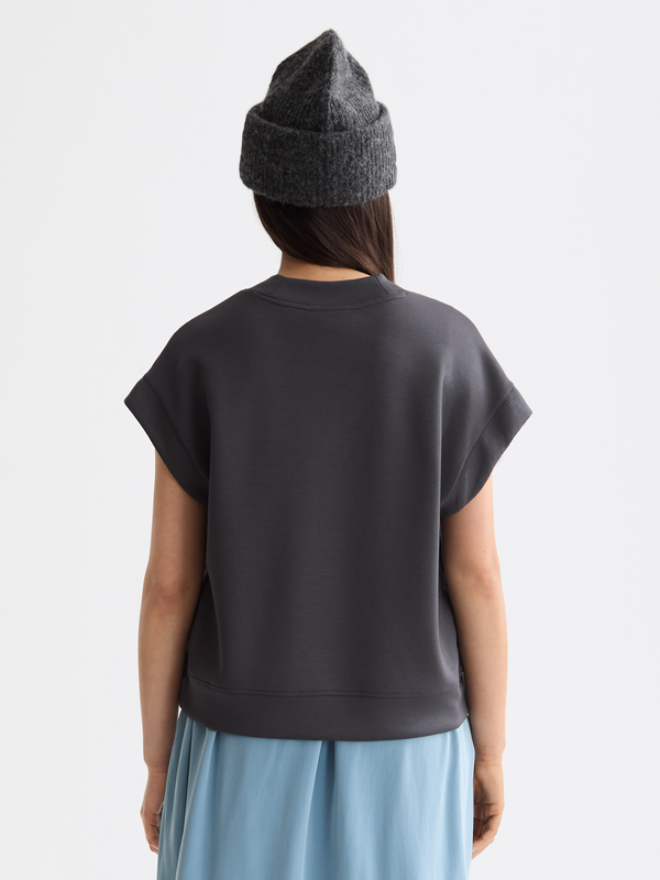 Scotch & Soda V-neck Sleeveless Modal Sweatshirt