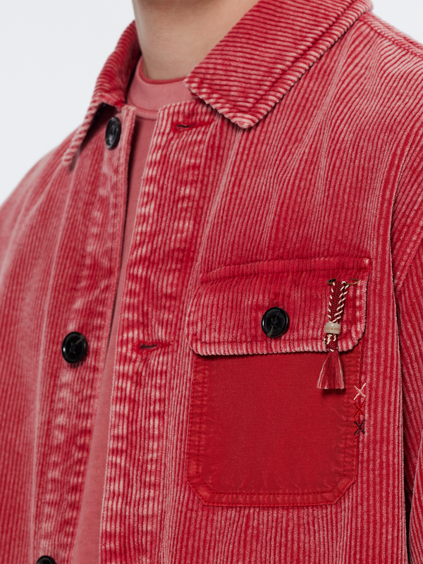 Scotch & Soda Washed Corduroy Worker Jacket
