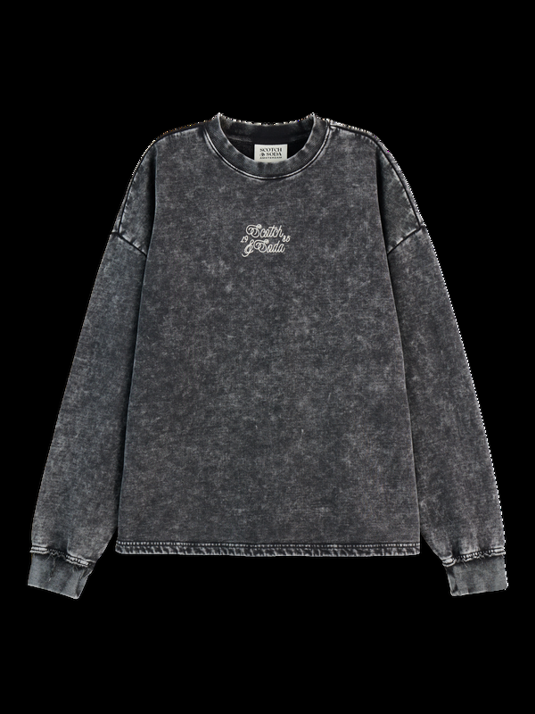 Scotch & Soda Washed Logo Sweatshirt