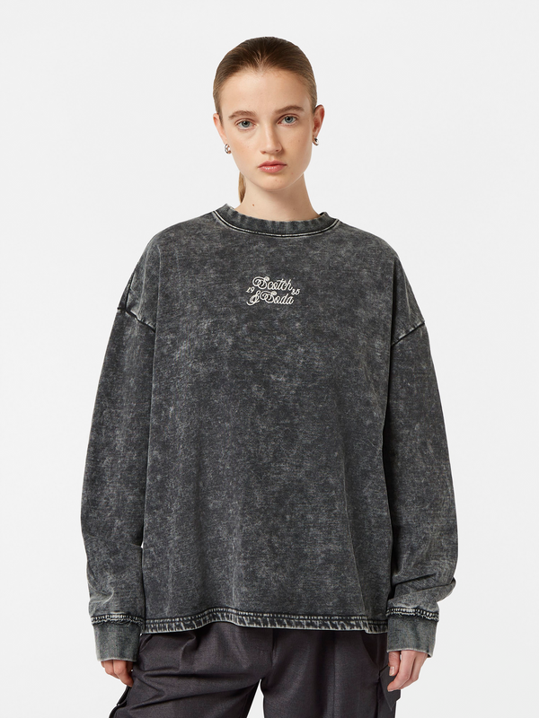scotch & soda Washed logo sweatshirt