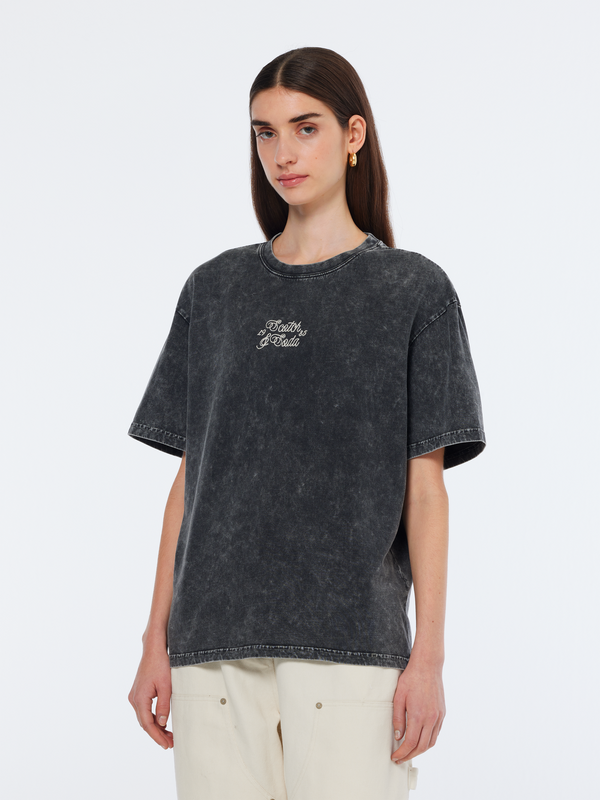 scotch & soda Washed logo T-shirt
