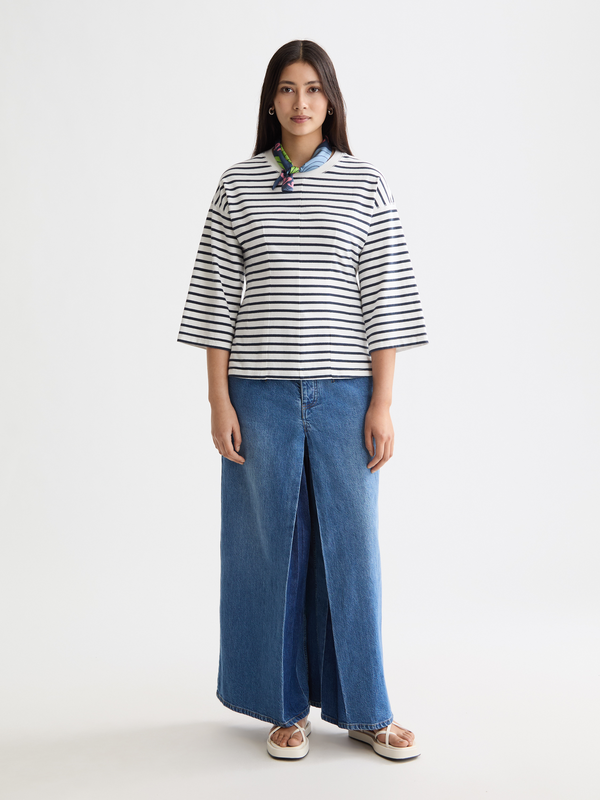 Scotch & Soda Washed Striped Breton Top