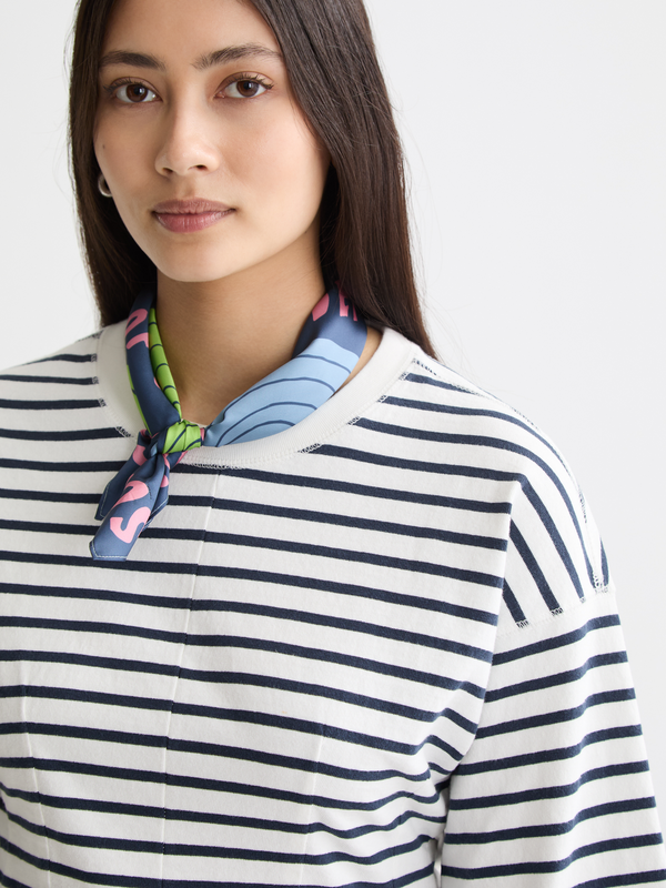 Scotch & Soda Washed Striped Breton Top