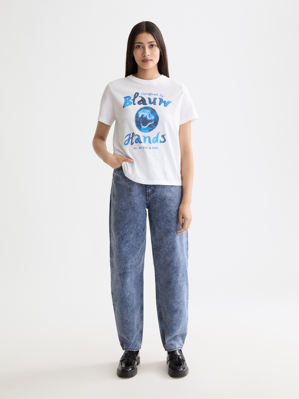 Scotch & Soda Washed T-shirt With Artwork