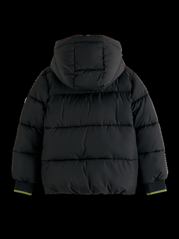 Scotch & Soda WATER REPELLENT HOODED PUFFER JACKET