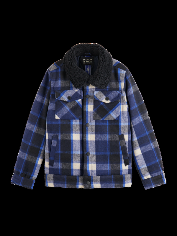 scotch & soda WOOL BLEND TRUCKER