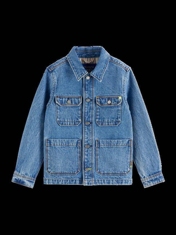 scotch & soda Worked Out Denim Jacket