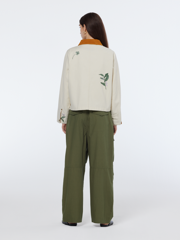 Scotch & Soda Workwear Jacket With Embroidery