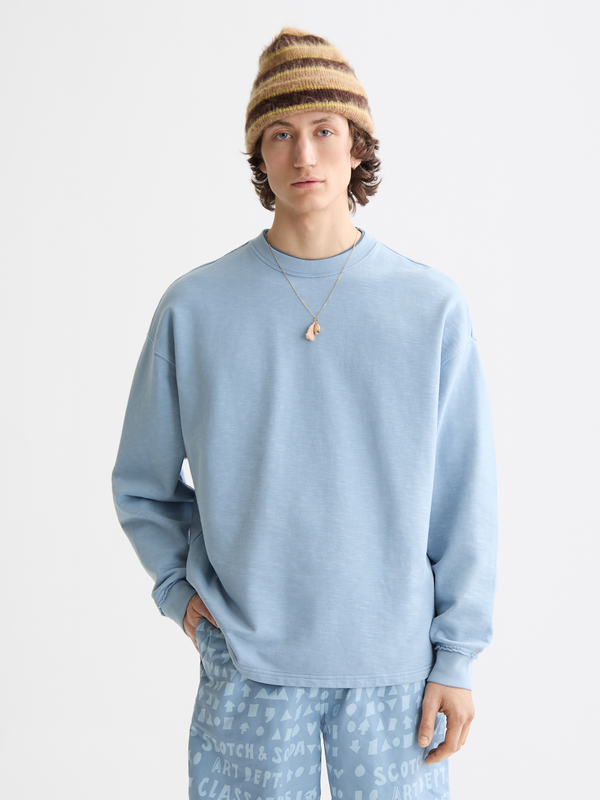 scotch & soda Seasonal Essentials 3 crosses sweatshirt