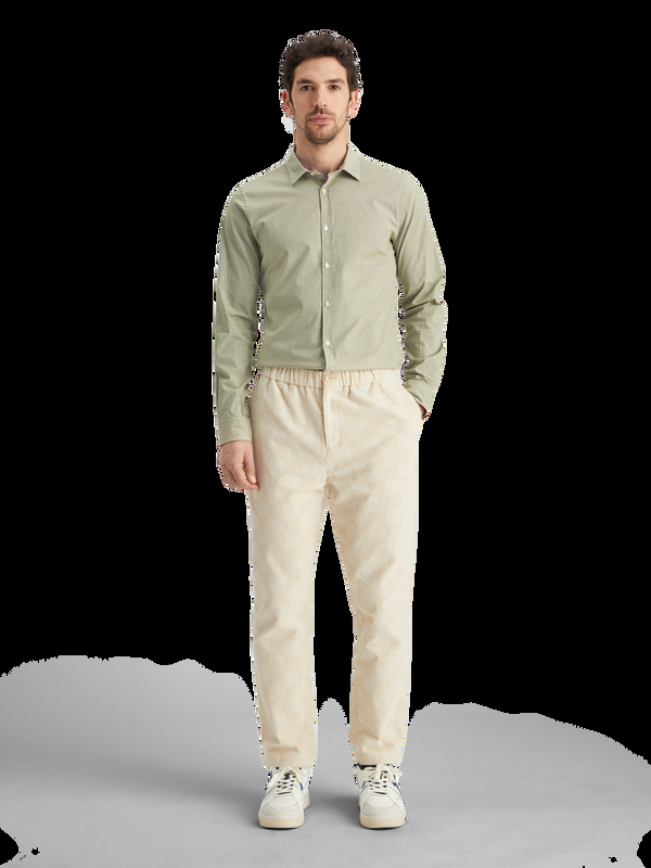Scotch & Soda Seasonal Essentials Poplin Geruit Overhemd