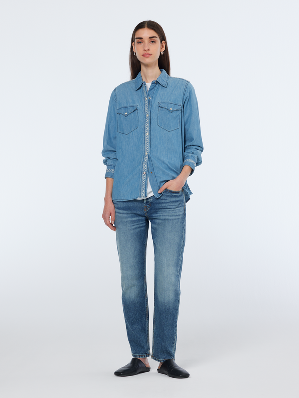 scotch & soda The Buzz comfort stretch slim boyfriend jeans Lighthouse