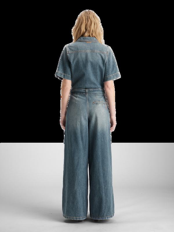 Scotch & Soda Werkkleding Jumpsuit Van Gewassen Denim