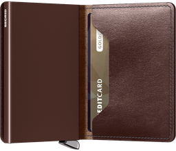 Secrid Description - Header Slimwallet Dusk Dark Brown Dark